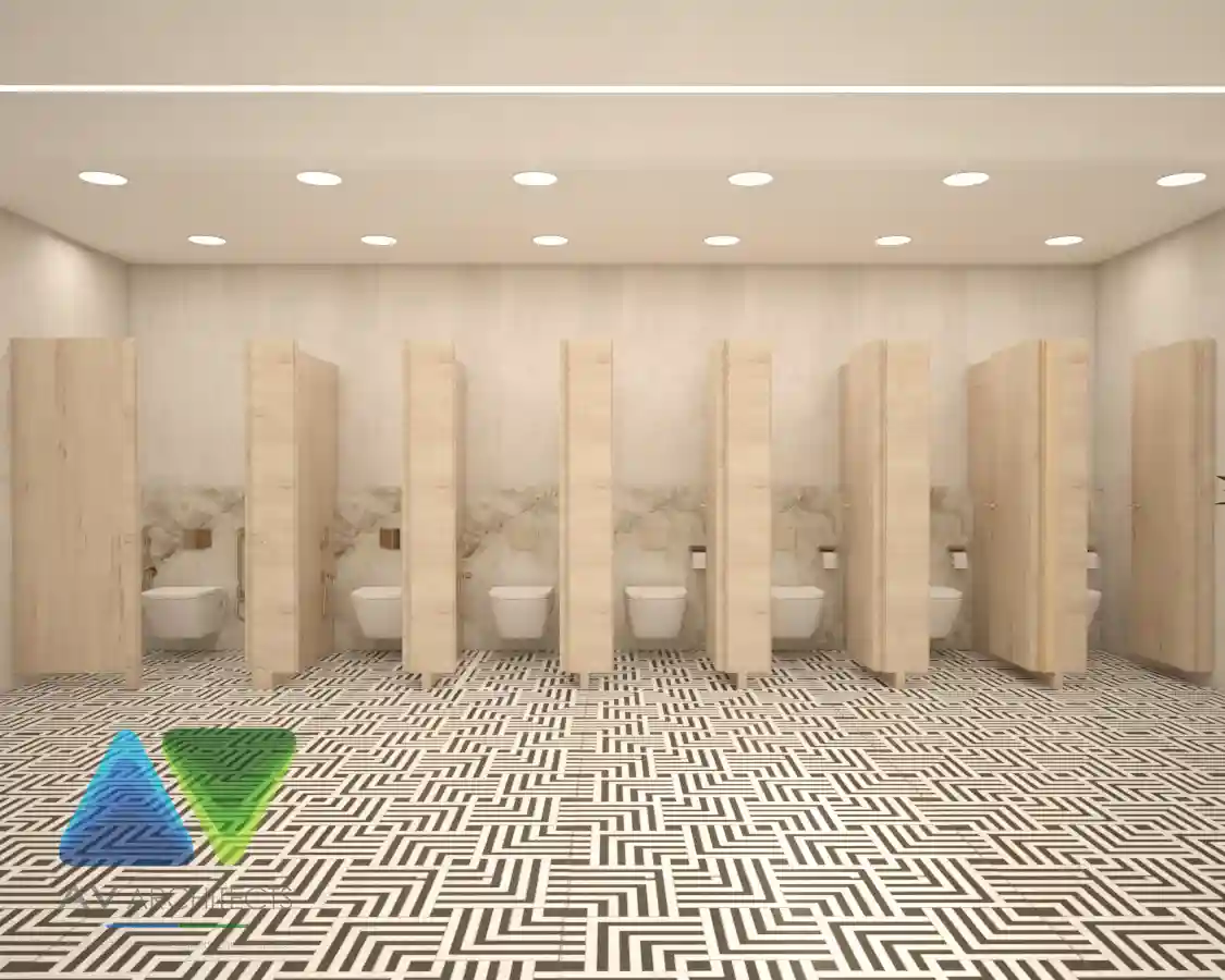 Toilets commercial Interior Project